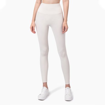 Naked Sensation High-Waisted Yoga Pants for Women Anti-Roll Edge Yoga Leggings for Butt Lifting and Tummy Control Perfect for Outdoor Wear - Image 3
