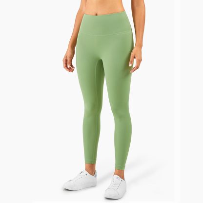 Naked Sensation High-Waisted Yoga Pants for Women Anti-Roll Edge Yoga Leggings for Butt Lifting and Tummy Control Perfect for Outdoor Wear - Image 5