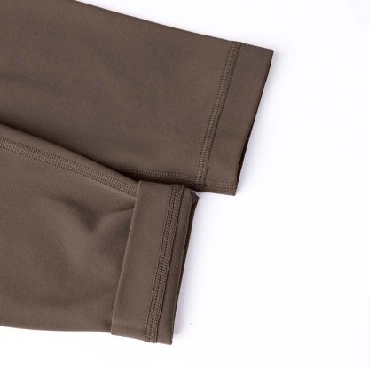 Thickened Fleece Autumn/Winter Naked Sensation Yoga Pants for Women High-Waisted Fleece-Lined Compression Leggings for Peach Lift and Fitness - Image 6
