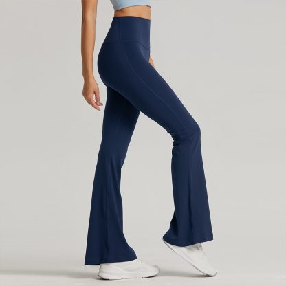 Lycra Naked Sensation One Size Fits All Yoga Flare Pants for Women High-Waisted Bootcut Yoga Leggings for Sculpting and Fitness - Image 5