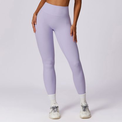 Breathable Quick-Dry Running Leggings for a Naked Sensation Ideal for Outdoor Workouts and Yoga - Image 4