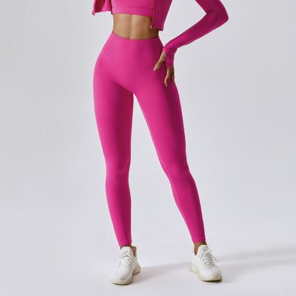 Breathable Quick-Dry Running Leggings for a Naked Sensation Ideal for Outdoor Workouts and Yoga - Image 5