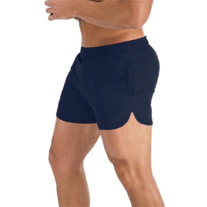 Men's Elastic Slim Fit Squat Training Shorts - Image 2
