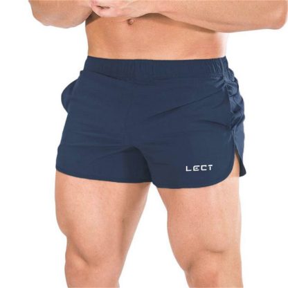 Men's Elastic Slim Fit Squat Training Shorts - Image 4