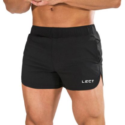 Men's Elastic Slim Fit Squat Training Shorts - Image 6