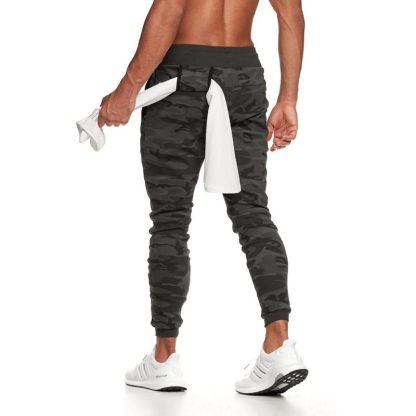 Custom Men Performance Joggers Elastic Drawcord Waistband Gym Pants - Image 4