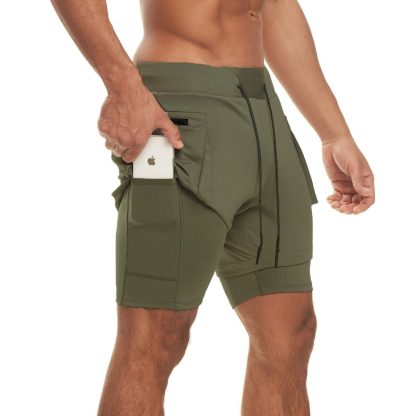 Men Sports Shorts Pants Gym Bike Shorts - Image 3