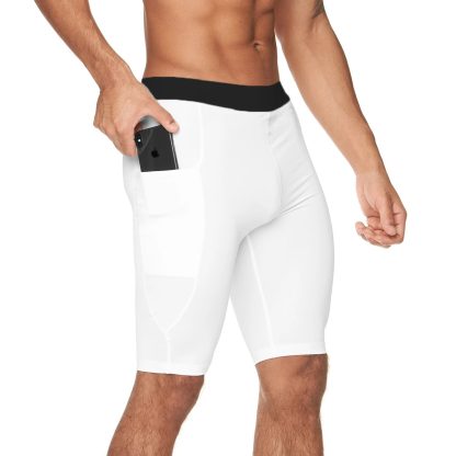 Performance Baselayer Men Workout Compression Shorts - Image 2